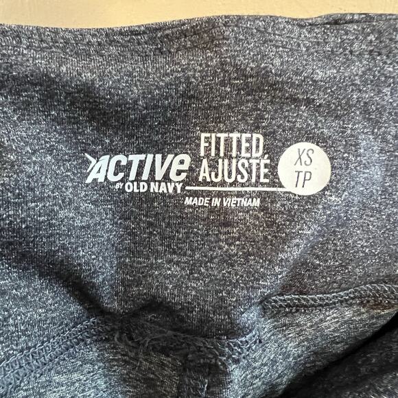 Old Navy Active Leggings Size XS Capri Gray Compression Performance Workout - Picture 5 of 7